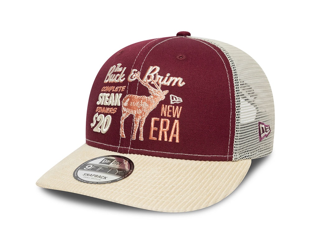 New Era The Buck & The Brim Cord 9Fifty Trucker Snapback Hat