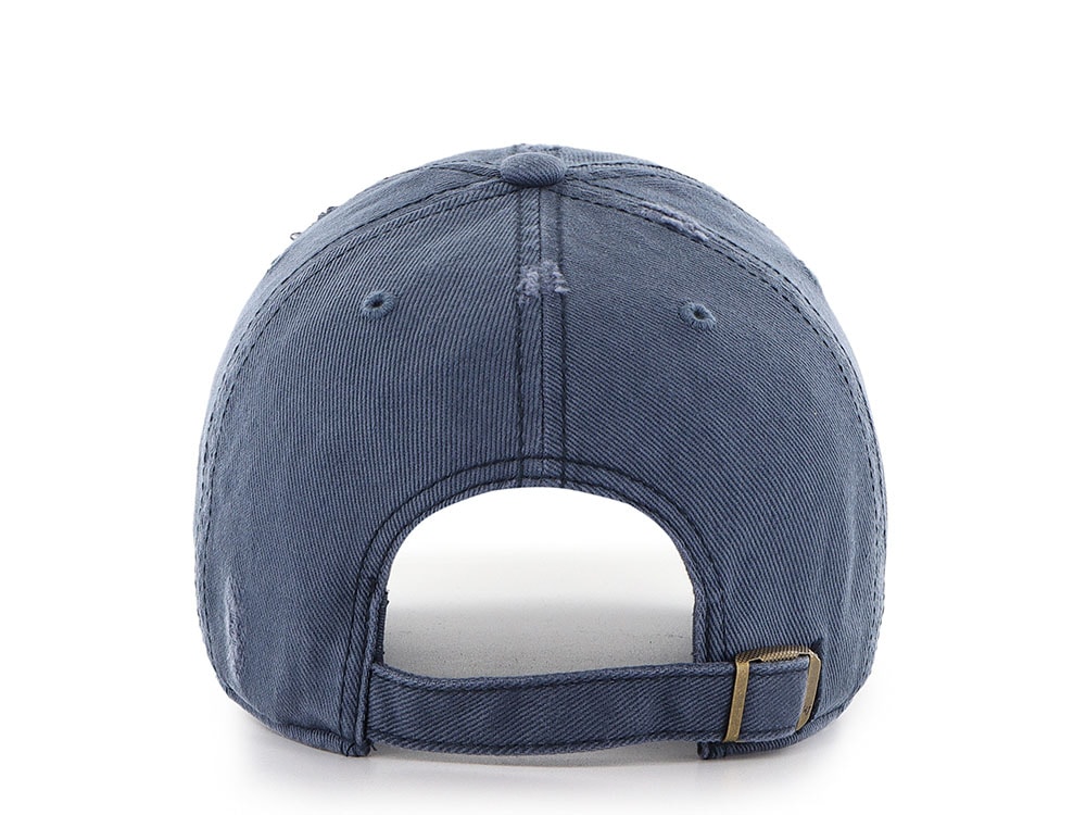 47 Brand Michigan Wolverines Weathered Rusted Navy Clean Up Strapback Hat