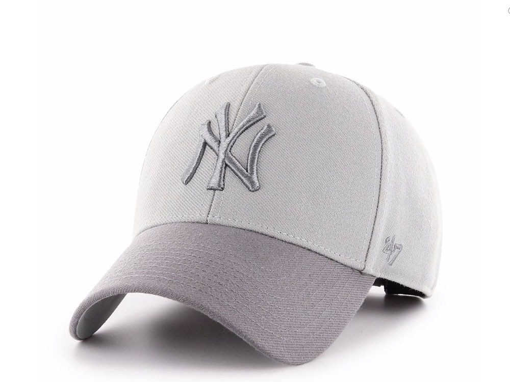 47Brand New York Yankees Steel Grey Classic Snapback Hat