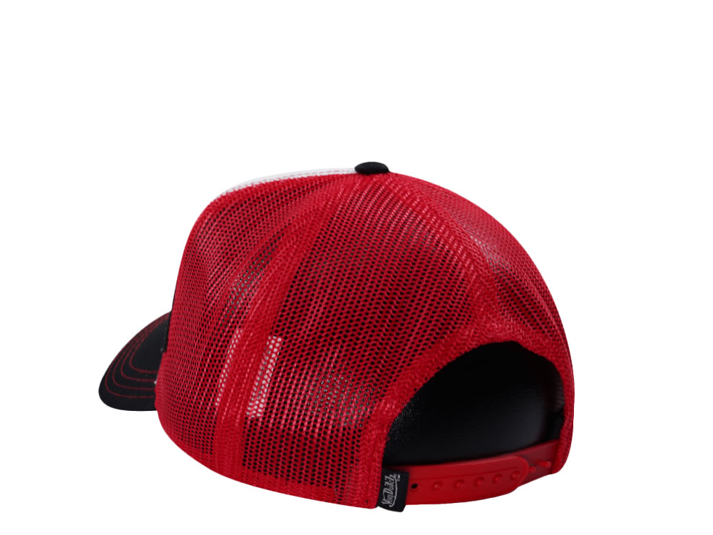 Von Dutch Flying Eye Red White Trucker Snapback Hat