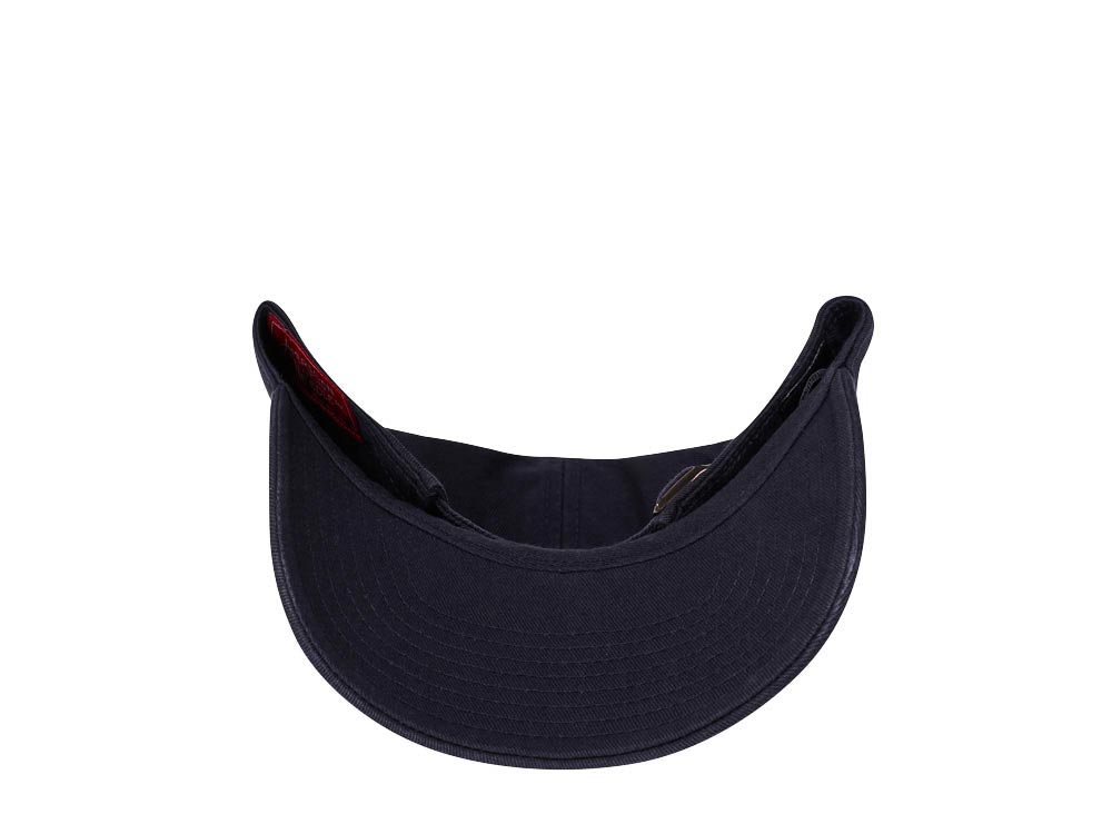 American Needle Columbus Blue Jackets Navy Vintage Casual Strapback Hat
