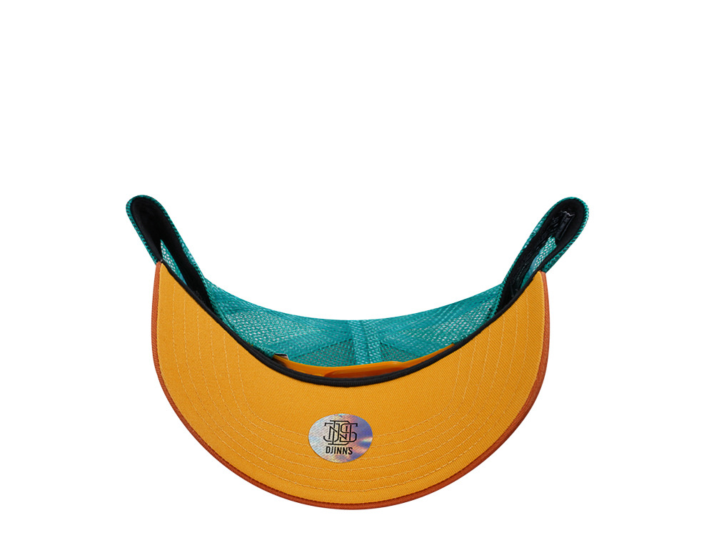 Djinns Food Croissant Black Trucker Snapback Hat