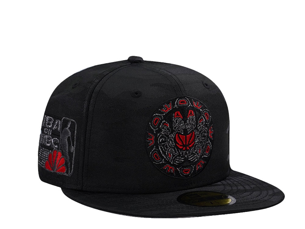 New Era Vancouver Grizzlies NBA on NBC Black Tonal Prime Edition 59Fifty Fitted Hat