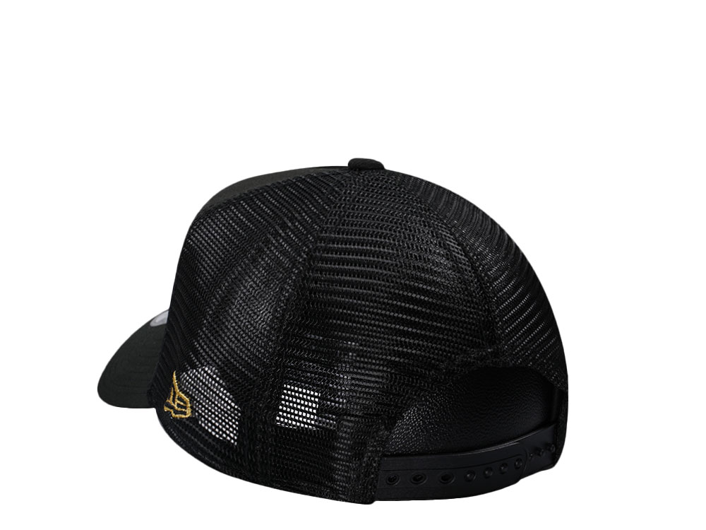 New Era San Francisco 49ers Black and Gold Classic Edition Trucker A Frame 9Forty Hat