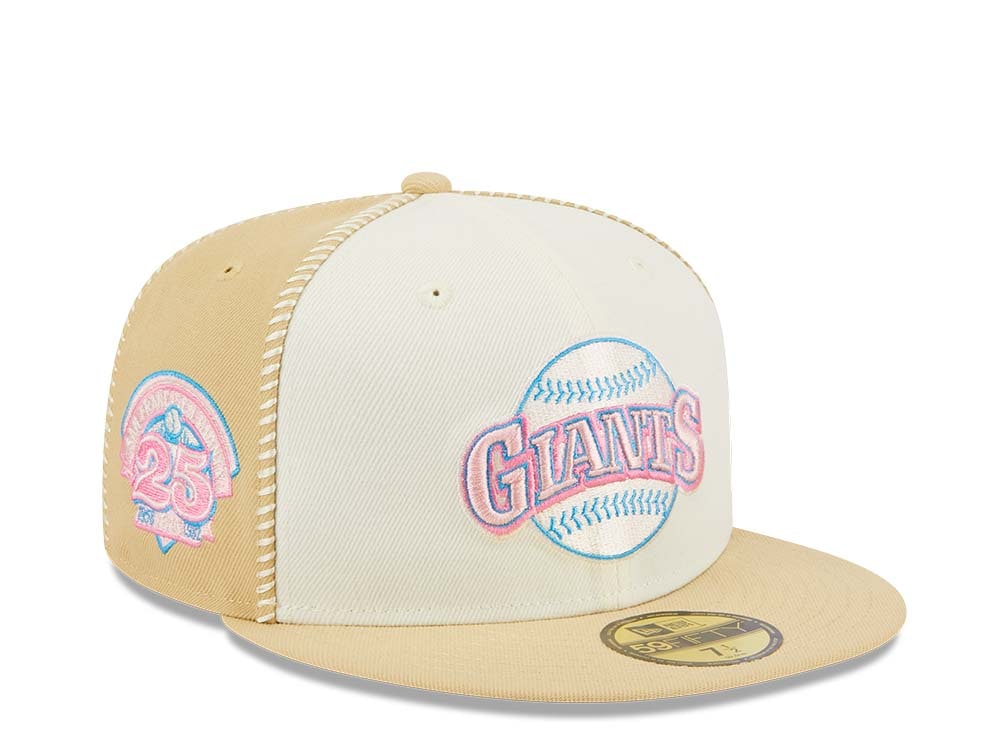 New Era San Francisco Giants Stitch 25th Anniversary Gold Edition 59Fifty Fitted Hat
