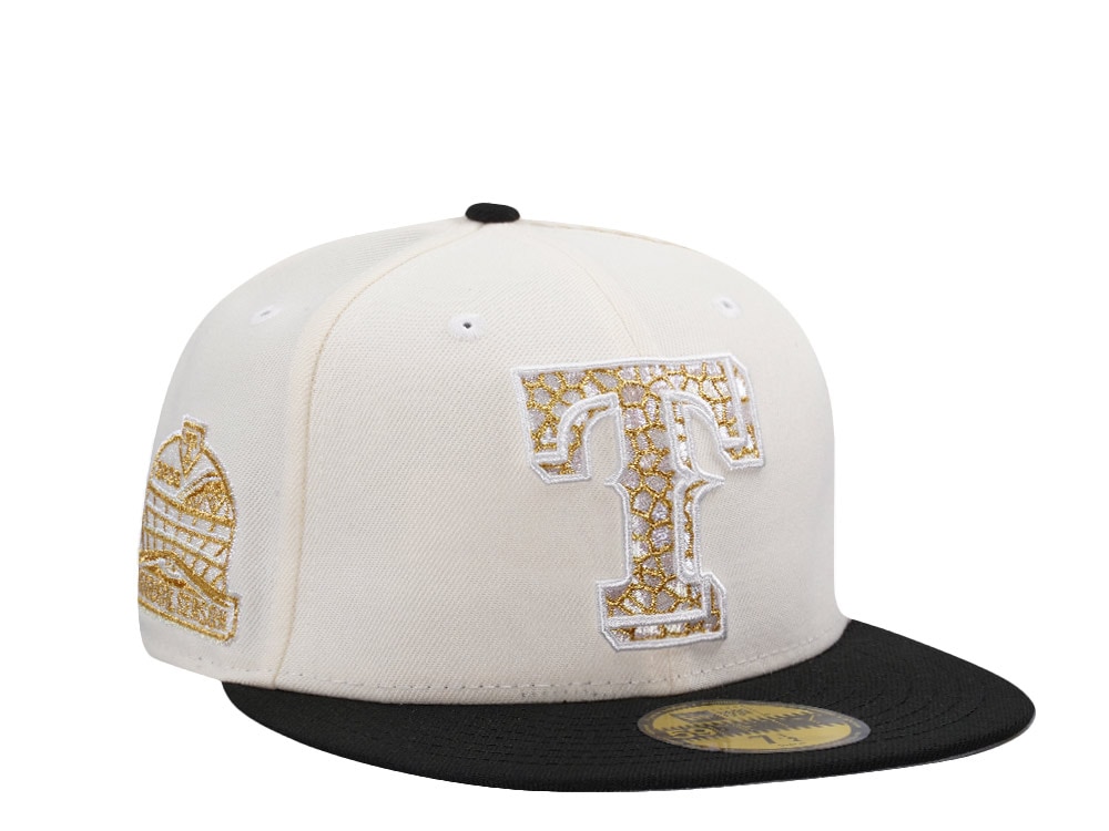 New Era Texas Rangers Inaugural Season Chrome Two Tone Edition 59Fifty Fitted Hat