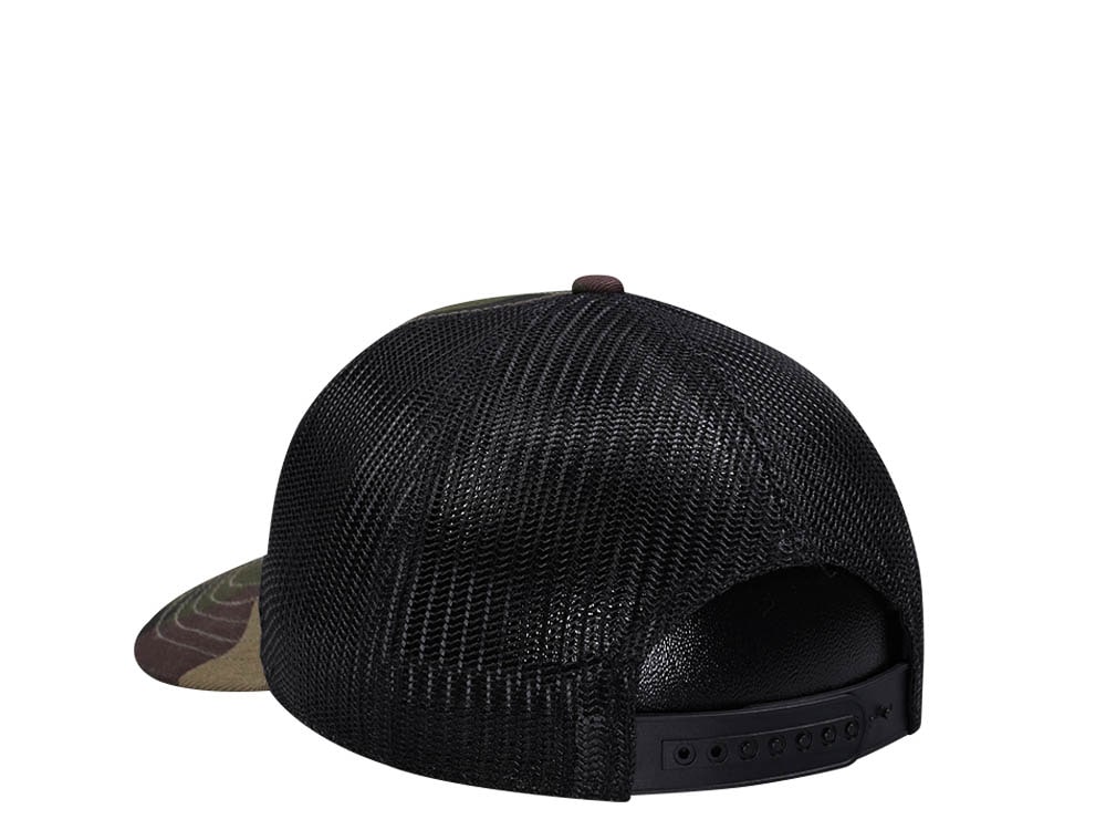 American Needle Chevy Twill Valin Patch Camo Trucker Snapback Hat