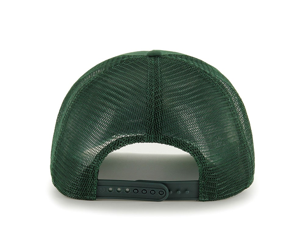47Brand Oakland Athletics Dark Green World Series Chanpions Patch Edition Trucker Hitch Snapback Hat