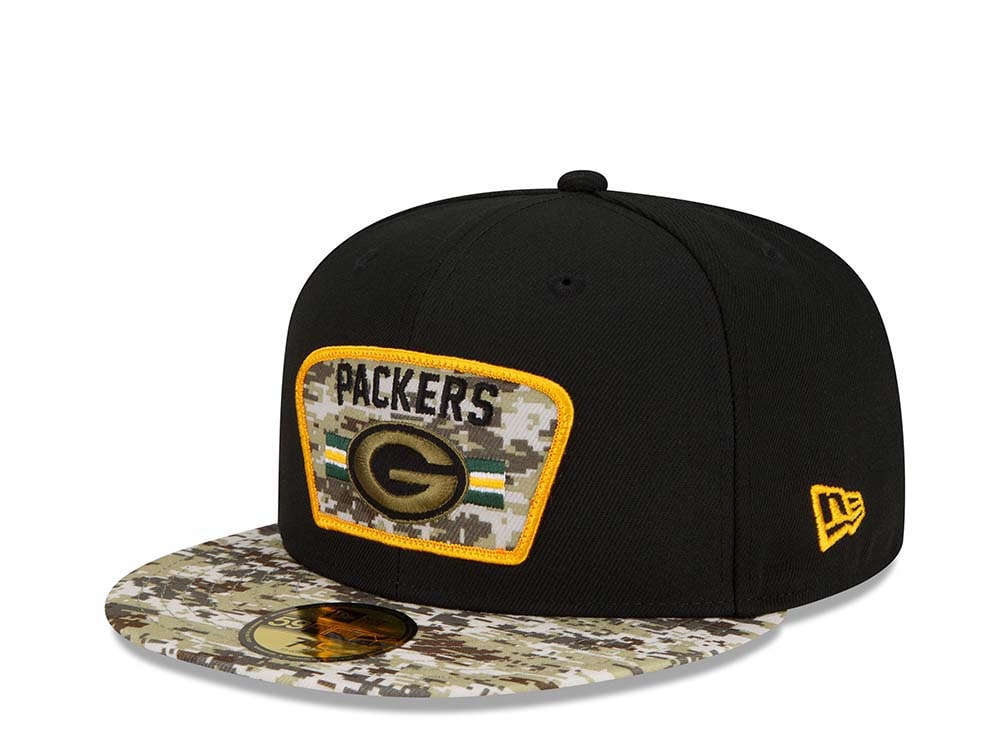 New Era Green Bay Packers Salute to Service 21 59Fifty Fitted Hat