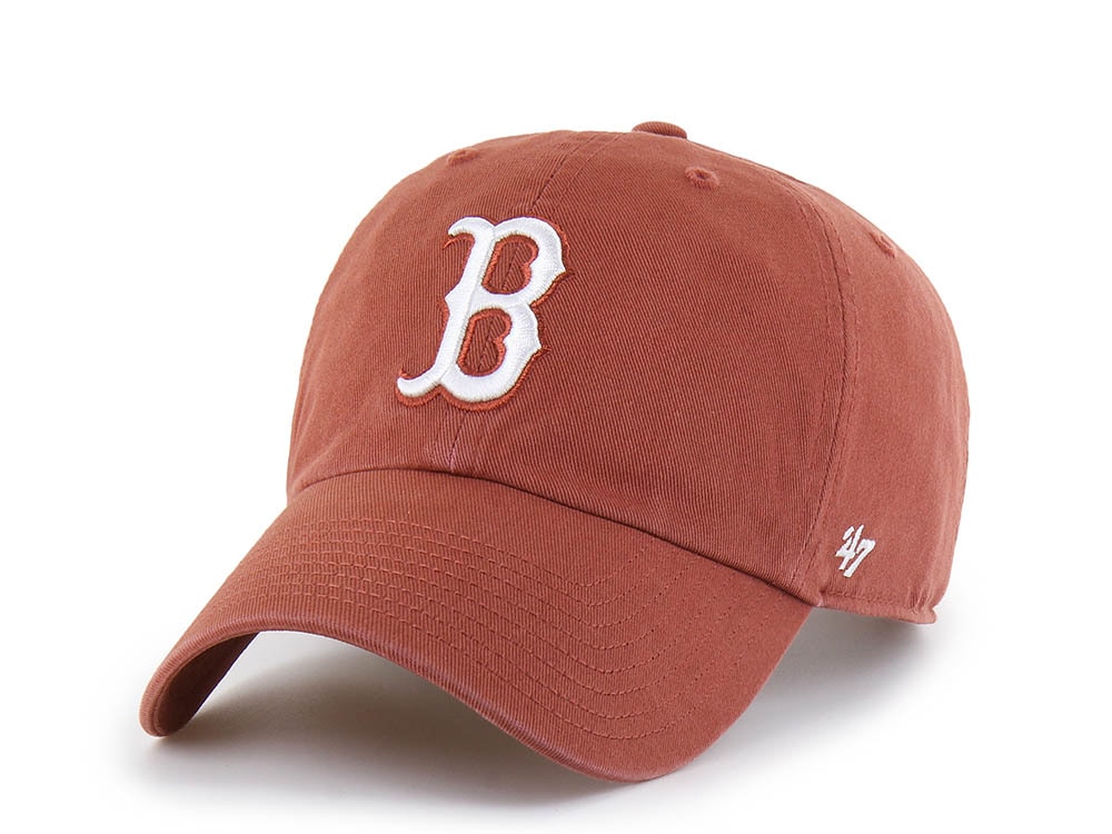 47 Brand Boston Red Sox Brown Edition Clean Up Strapback Hat
