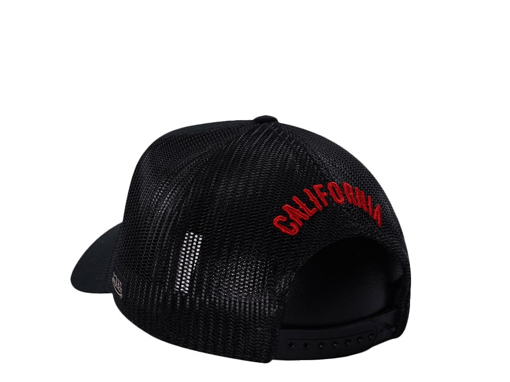 Von Dutch Love Patch Black Trucker Snapback Hat