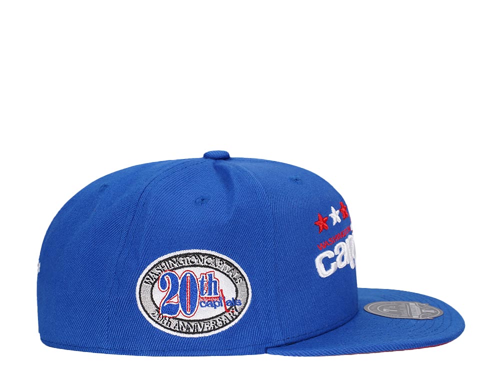 Mitchell & Ness Washington Capitals 20th Anniversary Vintage Edition Dynasty Fitted Hat