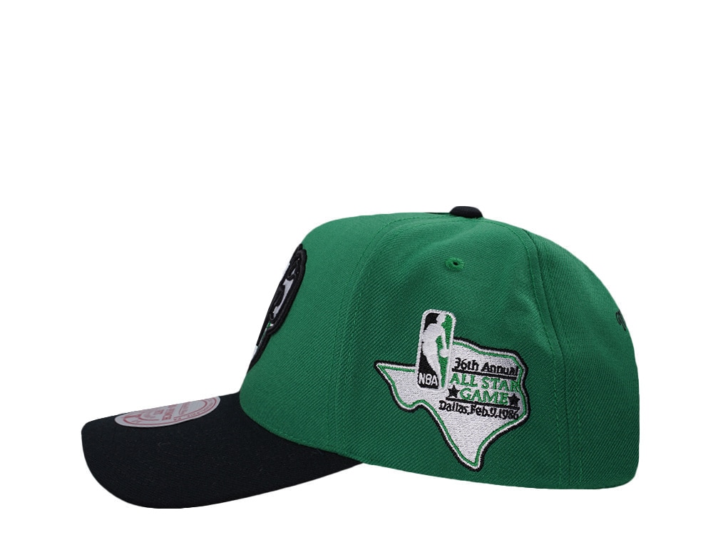 Mitchell & Ness Dallas Mavericks NBA In The City Green Edition Pro Pinch Fit Snapback Hat