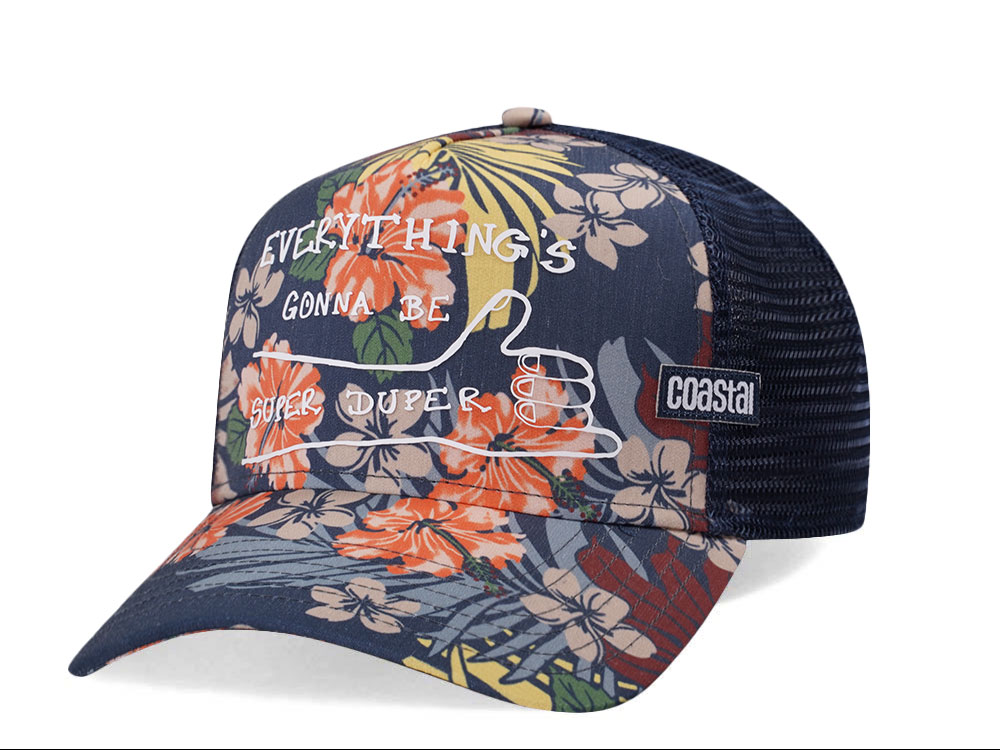 Djinns Everything's Gonna Be Super Duper Coastal Trucker Snapback Hat
