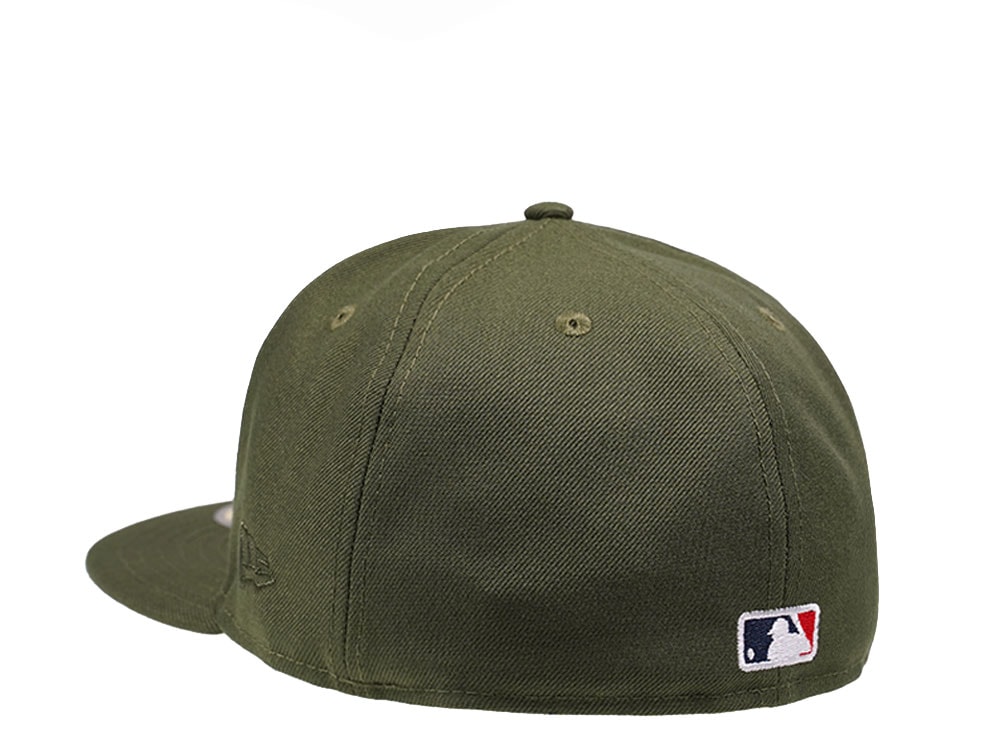 New Era New York Yankees World Series 1996 Rifle Green and Stone Edition 59Fifty Fitted Hat