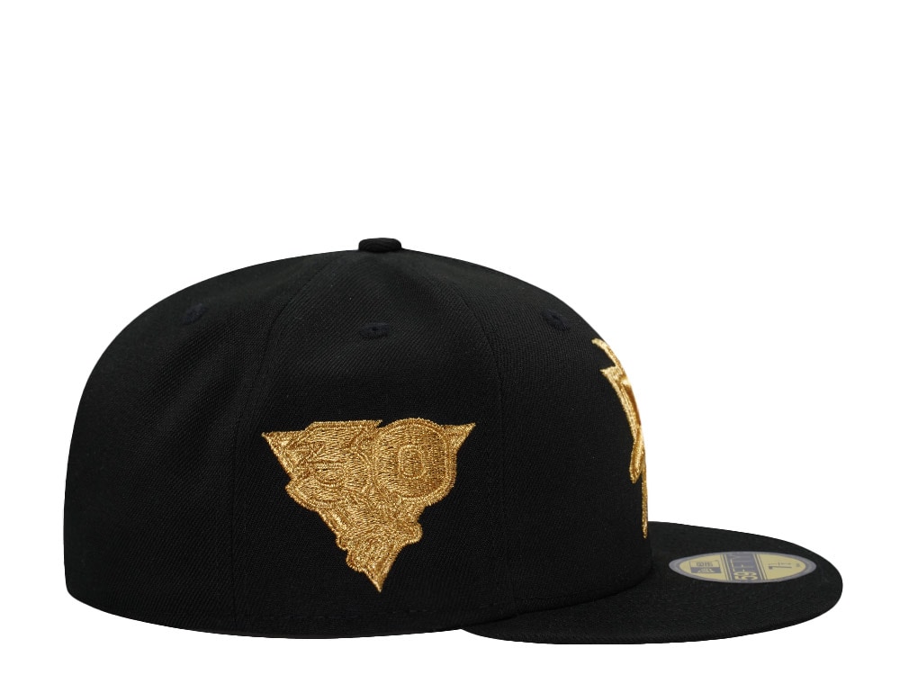 New Era San Jose Sharks 30th Anniversary 24K Black Prime Edition 59Fifty Fitted Hat