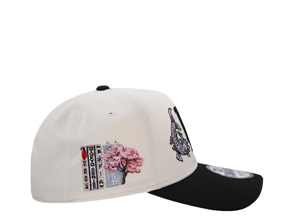 New Era Los Angeles Dodgers Tokyo Series Chrome Two Tone Edition 9Forty A Frame Snapback Hat