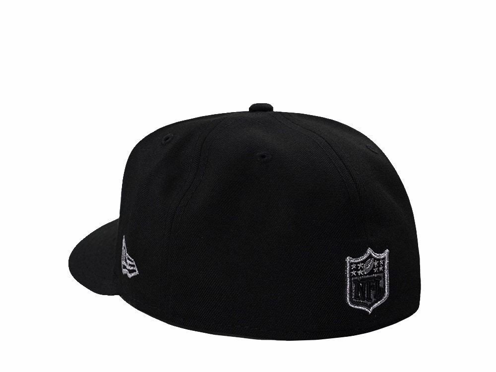 New Era Las Vegas Raiders Champions Black Prime Edition 59Fifty Pre Curved Fitted Hat