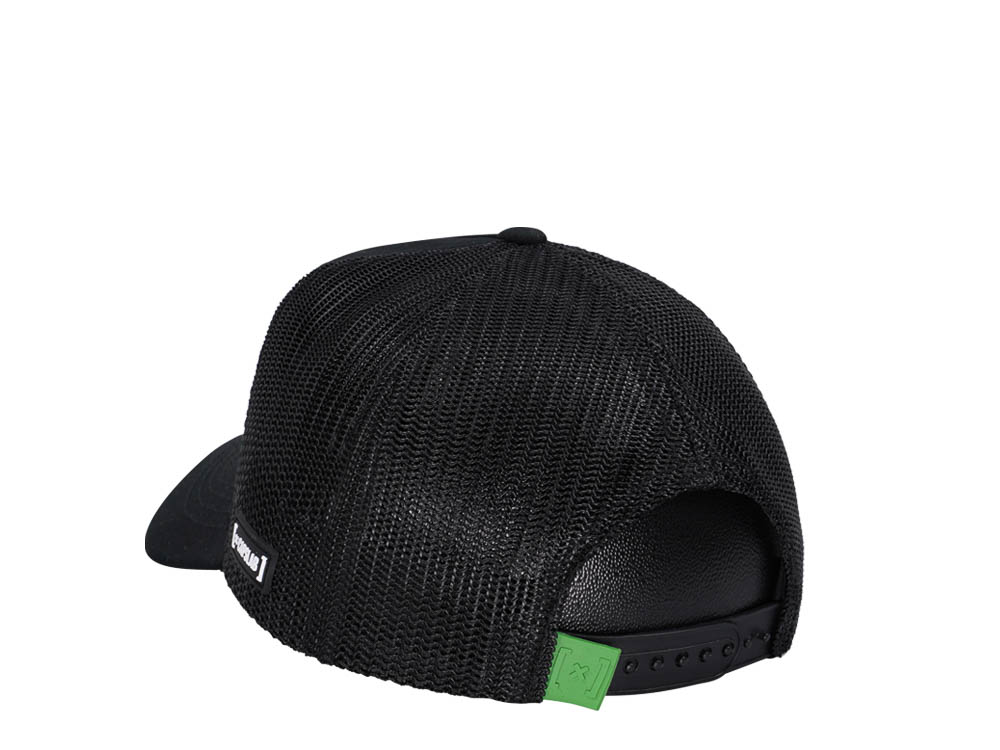 Capslab Rick and Morty Pickle Rick Trucker Snapback Hat