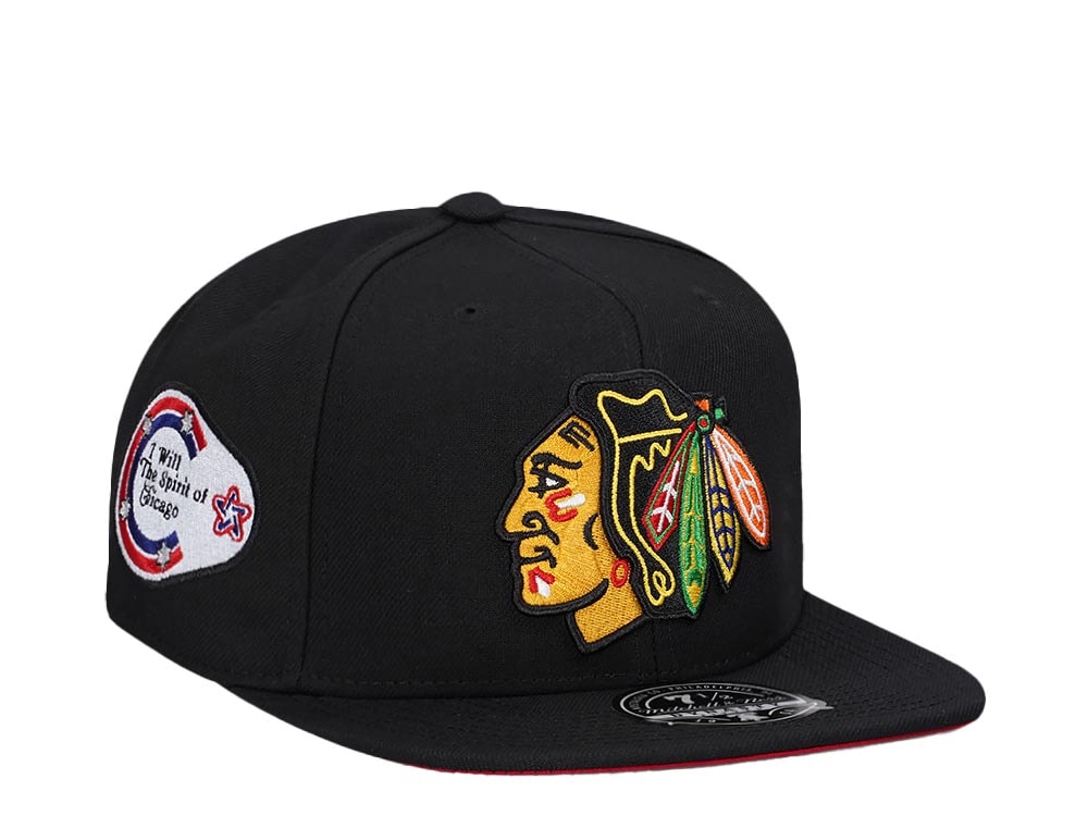 Mitchell & Ness Chicago Blackhawks Spirit of Chicago Edition Dynasty Fitted Hat