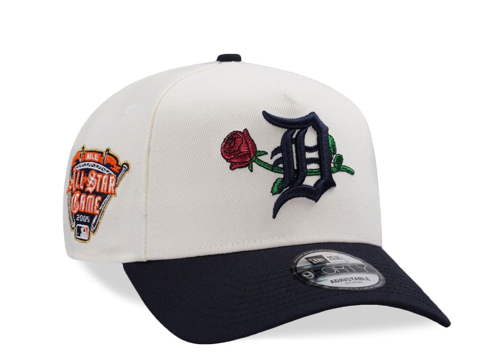 New Era Detroit Tigers All Star Game 2005 Rose Chrome Two Tone Edition 9Forty A Frame Snapback Hat