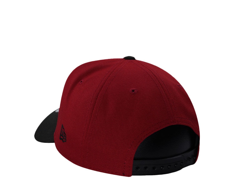 New Era Brooklyn Dodgers Ebbets Field Maroon Two Tone Edition 9Forty A Frame Snapback Hat