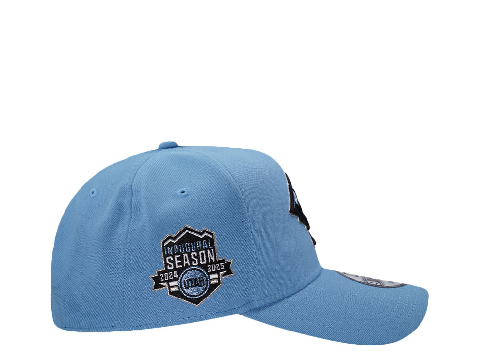 New Era Utah Mammoth Inaugural Season Sky Blue Prime Edition 9Forty A Frame Snapback Hat