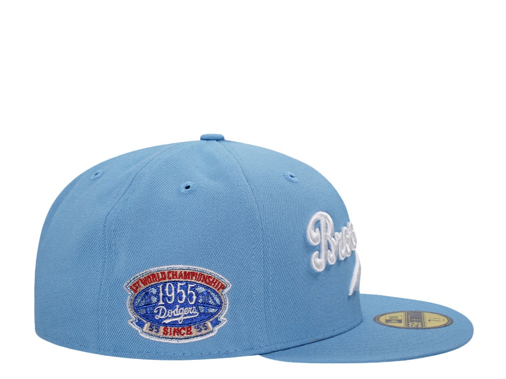 New Era Brooklyn Dodgers 1st World Champions Fresh Blue Prime Edition 59Fifty Fitted Hat