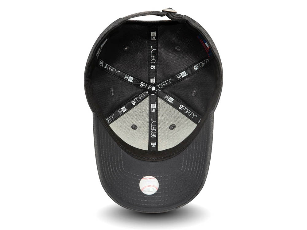 New Era New York Yankees Tech Jersey Gray Womens 9Forty Strapback Hat