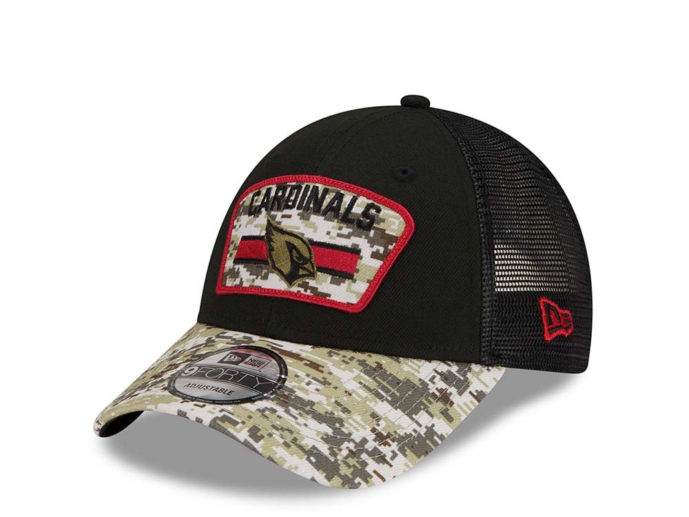 New Era Arizona Cardinals Salute to Service 21 9Forty Trucker Snapback Hat