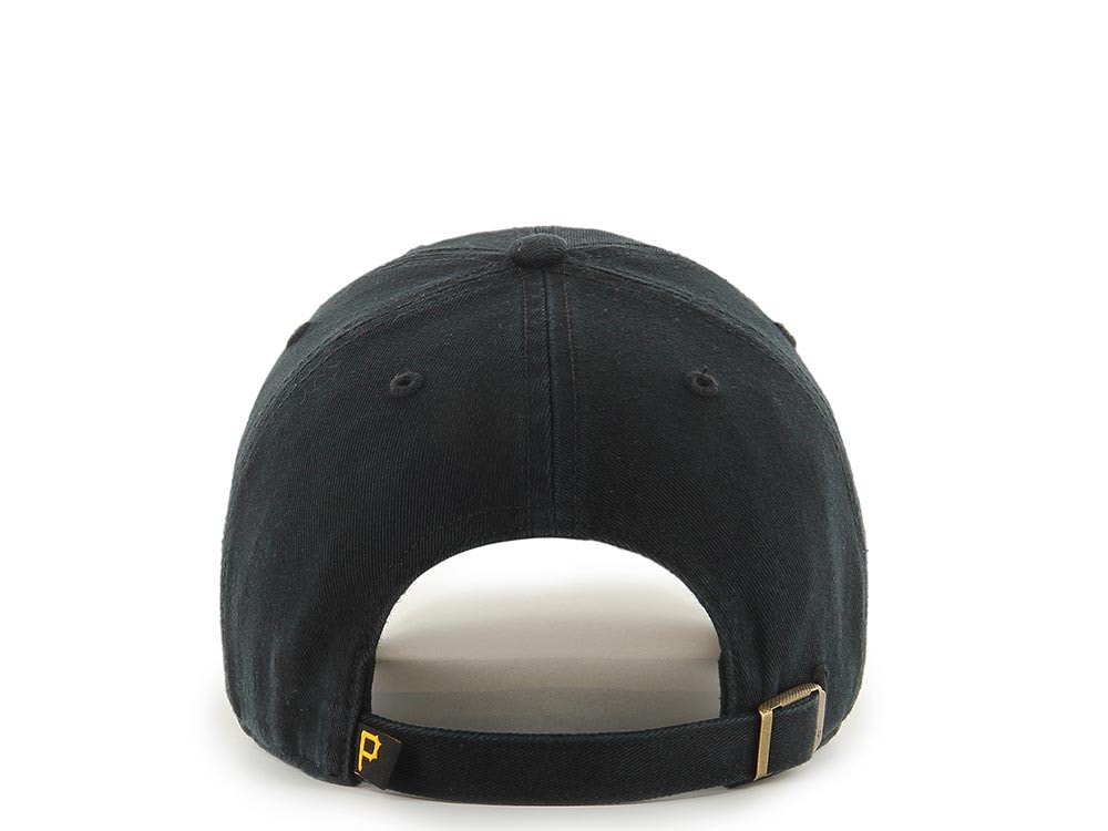 47Brand Pittsburgh Pirates Black Clean up Strapback Hat