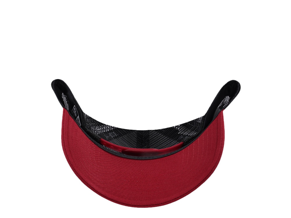 New Era AS Roma Tonal Maroon Edition 9Forty A Frame Trucker Snapback Hat