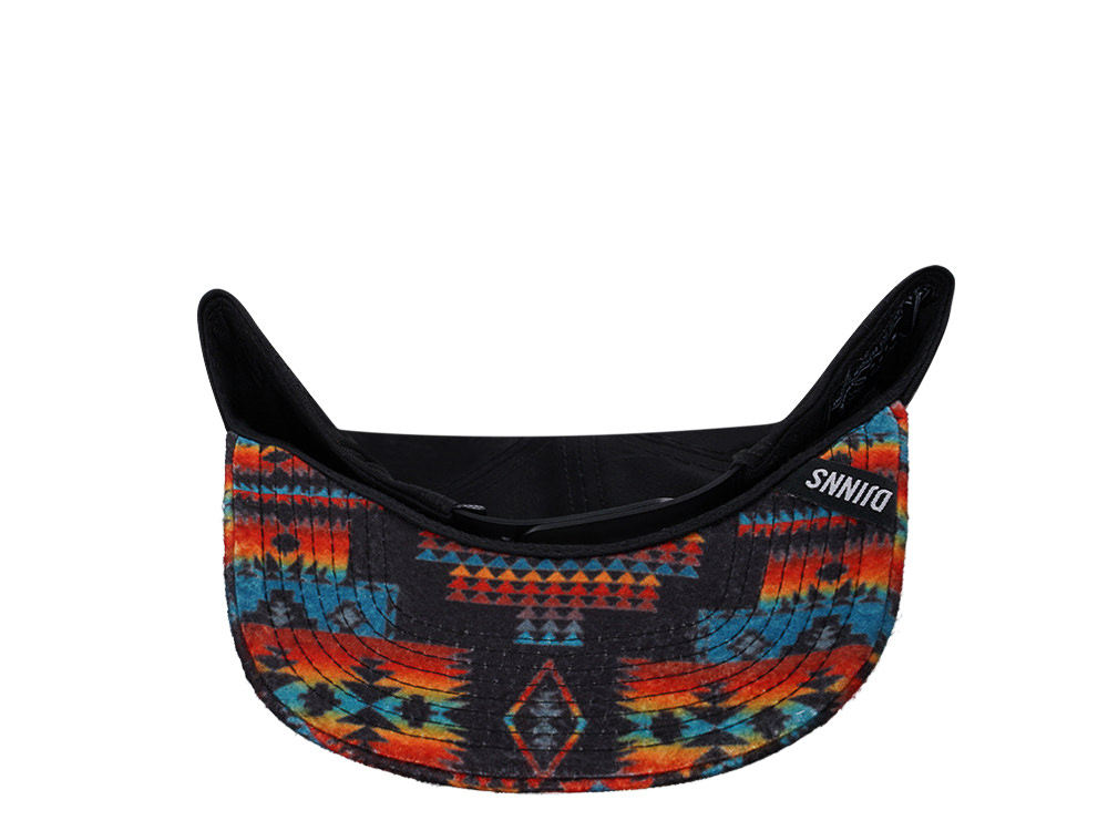 Djinns Aztek Black Snapback Hat