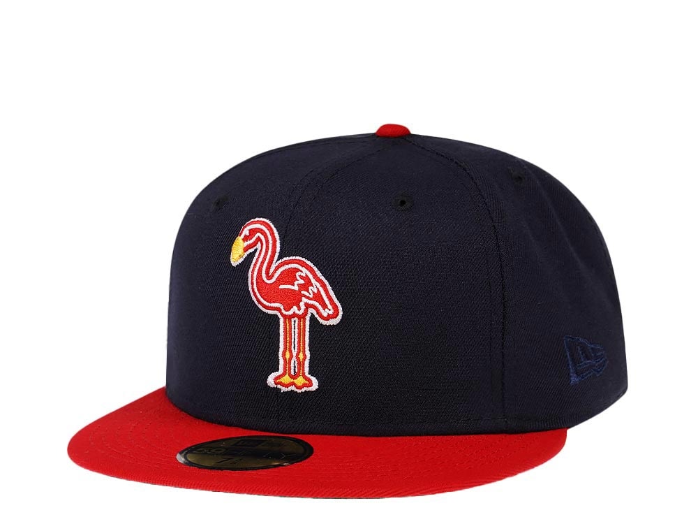 New Era Miami Beach Flamingos Navy Two Tone Edition 59Fifty Fitted Hat