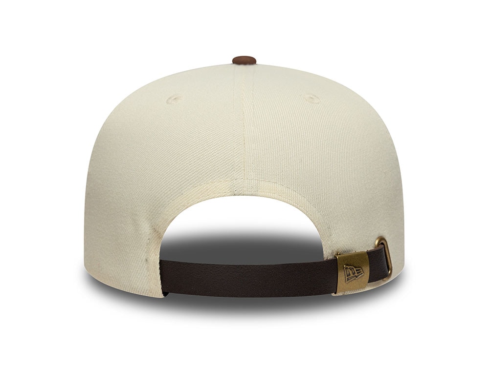 New Era New York Yankees Light Brown Suede Visor Edition 9Fifty A Frame Strapback Hat