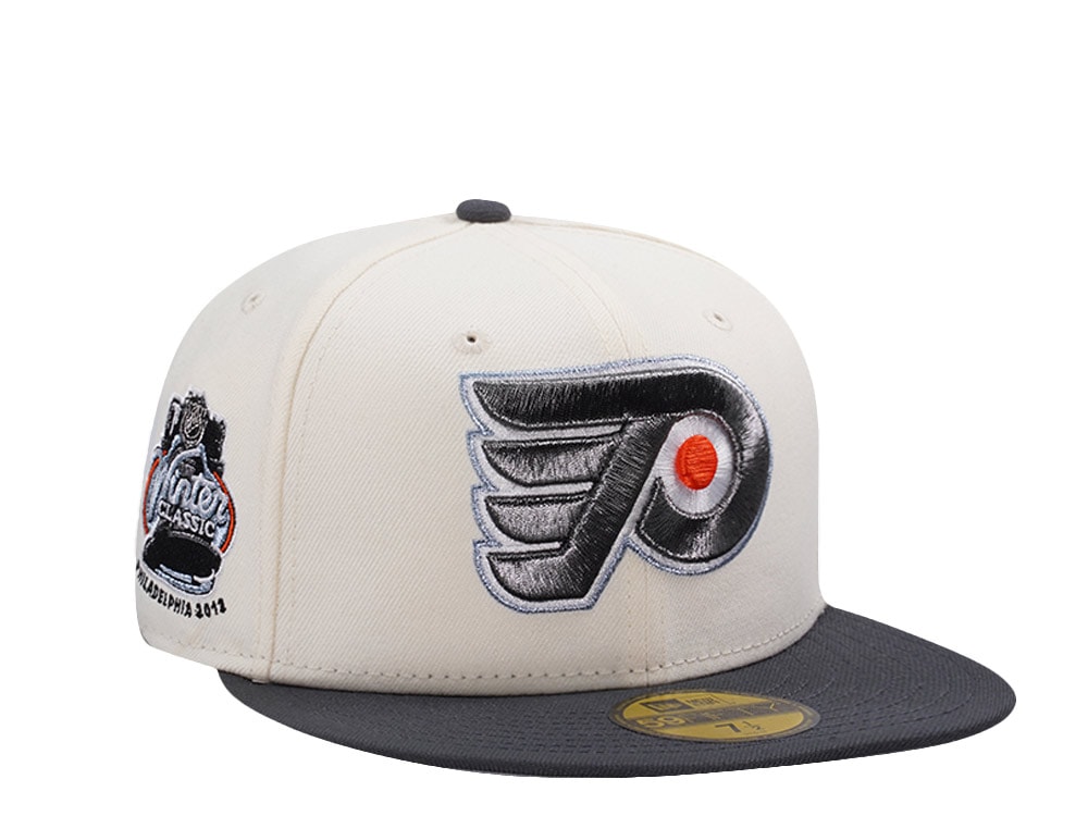 New Era Philadelphia Flyers Winter Classic 2012 Chrome Two Tone Edition 59Fifty Fitted Hat