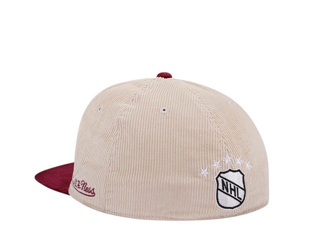 Mitchell & Ness Colorado Avalanche 10 Seasons Two Tone Cord Edition Dynasty Fitted Hat