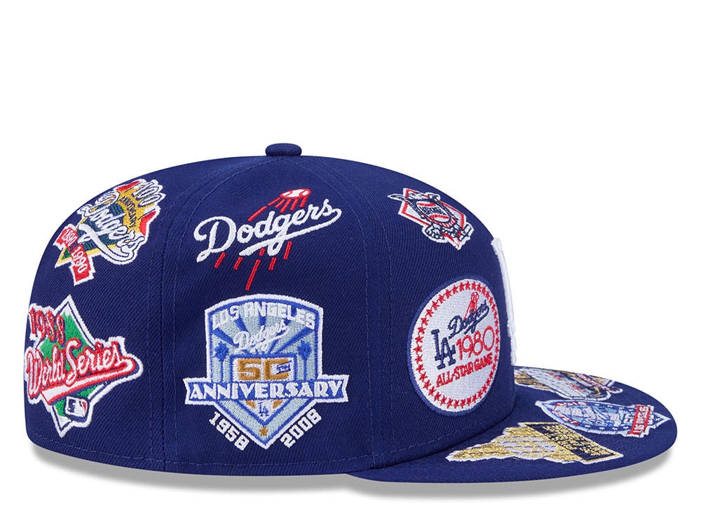 New Era Los Angeles Dodgers All Over Blue Edition 59Fifty Fitted Hat