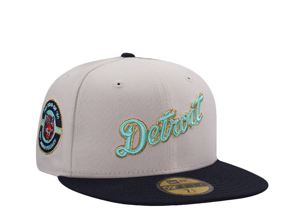 New Era Detroit Tigers 40th Anniversary Stone Two Tone Spirit Edition 59Fifty Fitted Hat