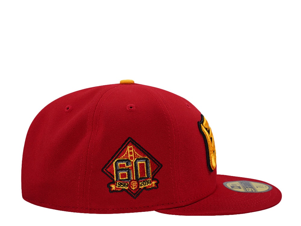 New Era San Francisco Giants 60th Anniversary Scarlet Prime Edition 59Fifty Fitted Hat