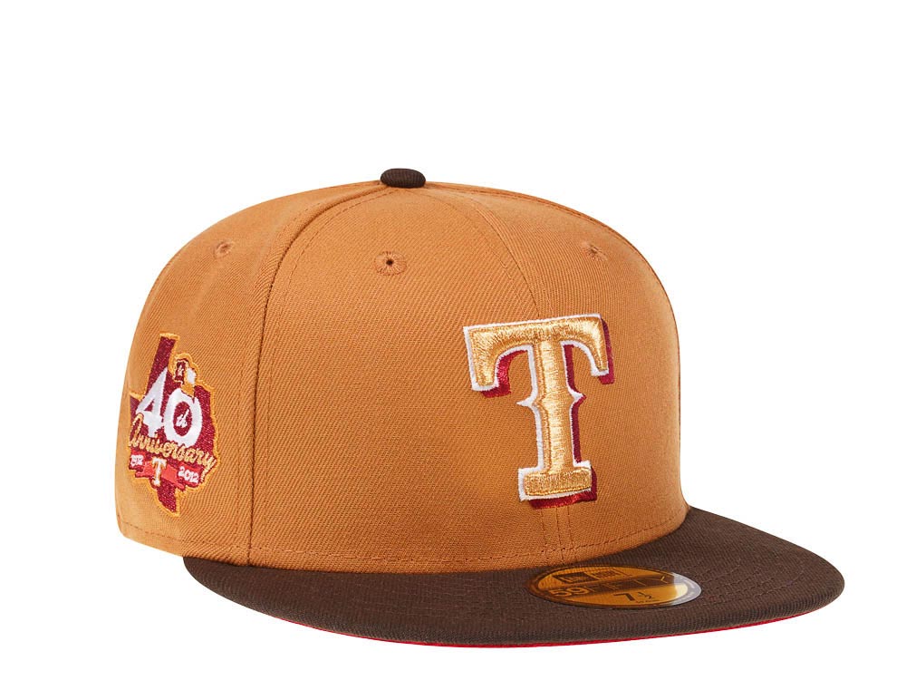 New Era Texas Rangers 40th Anniversary Golden Glove Two Tone