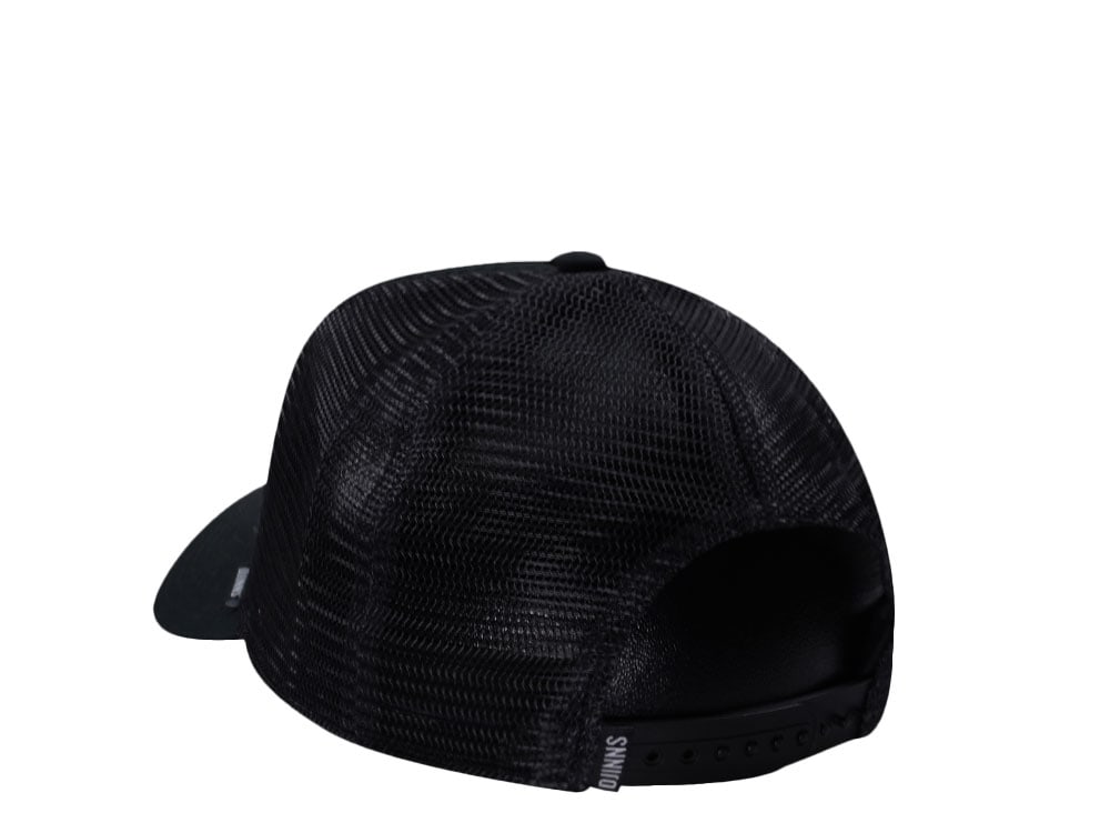 Djinns HFT Do Nothing Club Sloth Black Trucker Snapback Hat