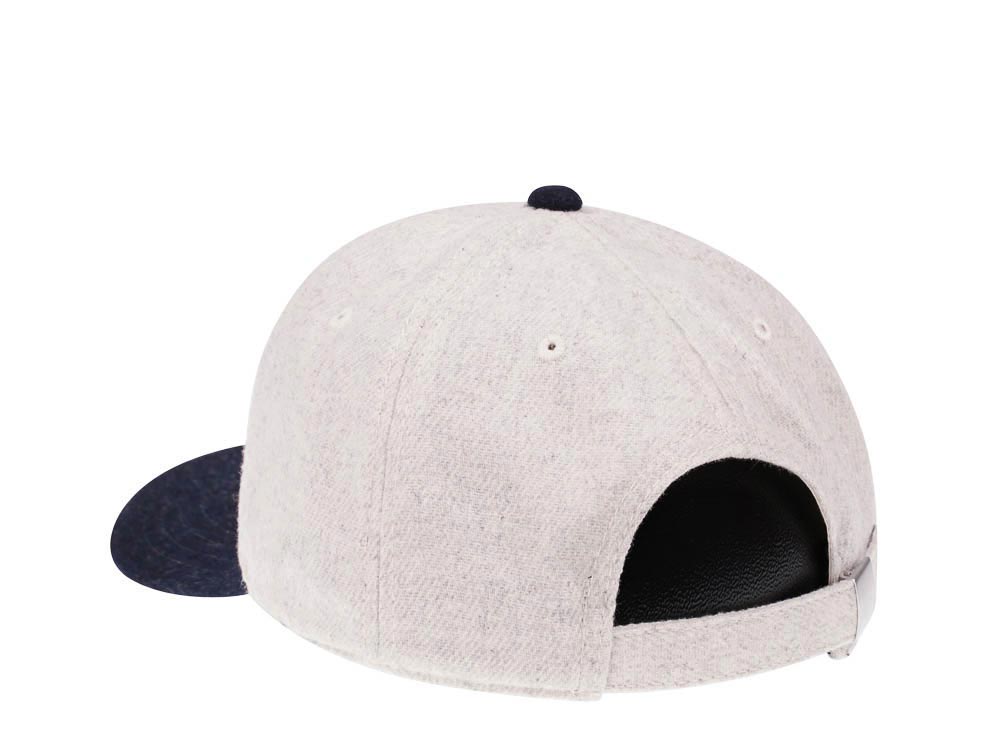 American Needle Chicago Whales Flannel Archive Legend Curved Strapback Hat