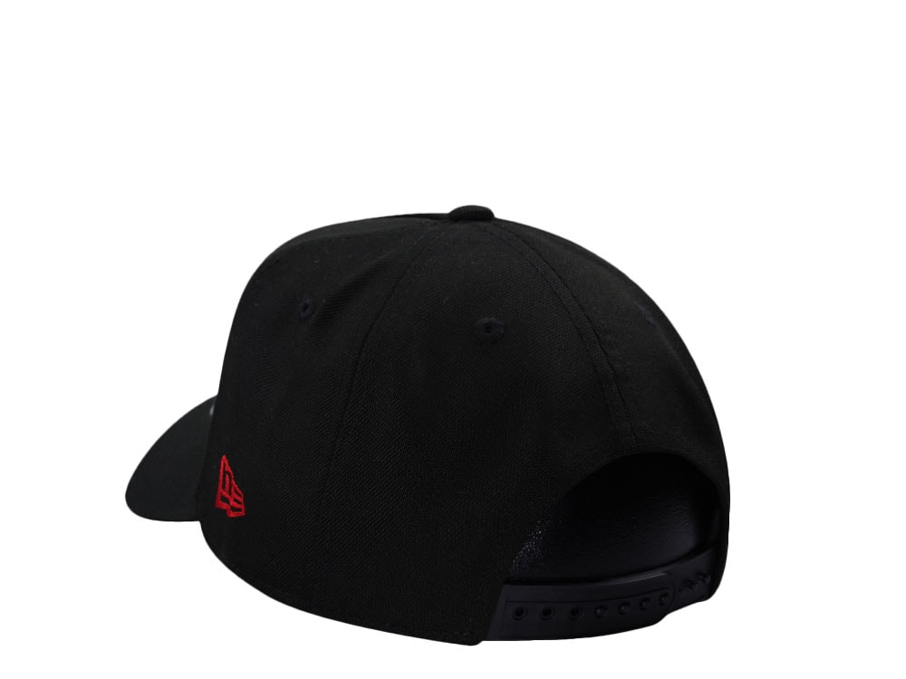 New Era Chicago Bulls Back To Back World Champions Black Prime Edition 9Forty A Frame Snapback Hat