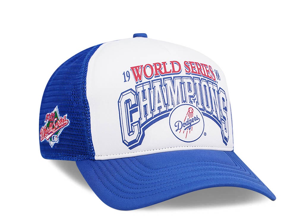 47Brand Los Angeles Dodgers BCPTN World Series Royal Foam Champ Offside Trucker Snapback Hat