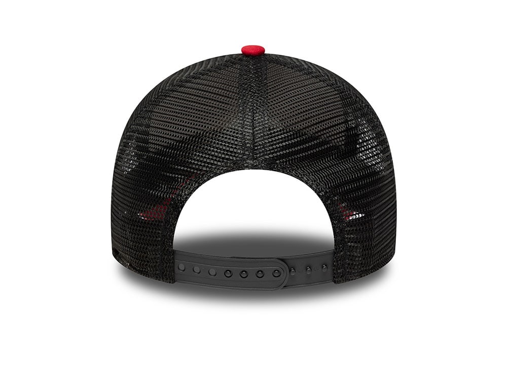 New Era Ducati Motor Logo Seasonal Red 9Forty A Frame Trucker Snapback Hat