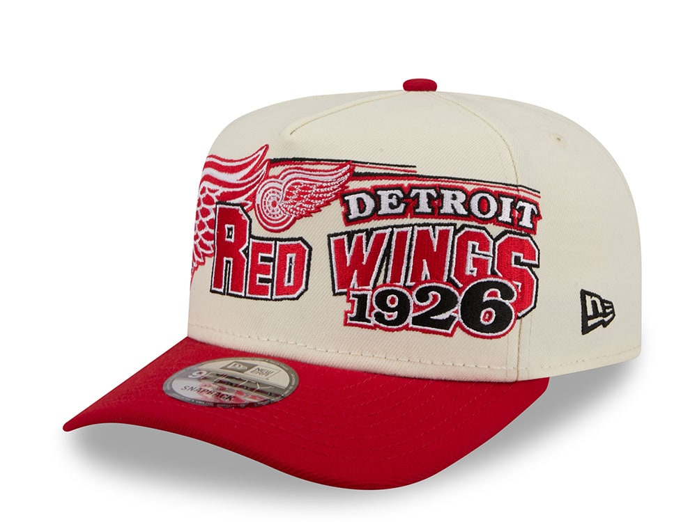 New Era Detroit Red Wings Classic Logo Two Tone Edition 9Fifty A Frame Snapback Hat