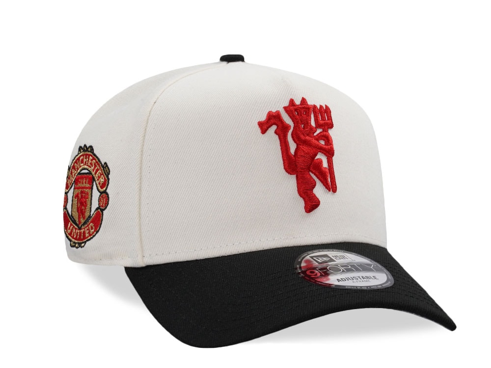 New Era Manchester United Fc Chrome Two Tone Edition 9Forty A Frame Snapback Hat