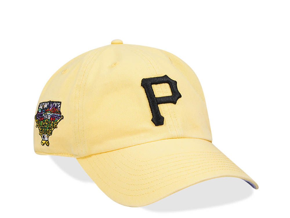 47Brand Pittsburgh Pirates All Star Game 2006 Maize Double Under Clean Up Strapback Hat
