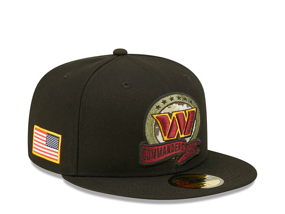 New Era Washington Commanders Salute to Service 2022 Fitted 59Fifty Hat